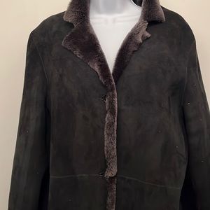 Genuine shearling coat
